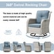 preview thumbnail 107 of 110, Pocassy 3-Piece Outdoor Swivel Bistro Set, Wicker Rocking Chairs