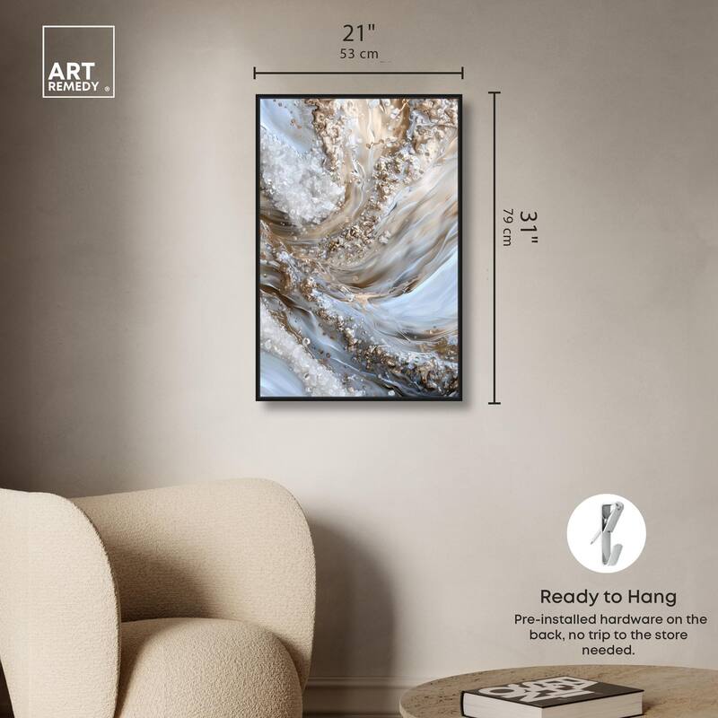 Effervescent Earth III Canvas by Art Remedy