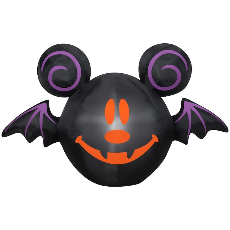 Airblown Inflatable Mickey Mouse as Jack-O'-Lantern Bat