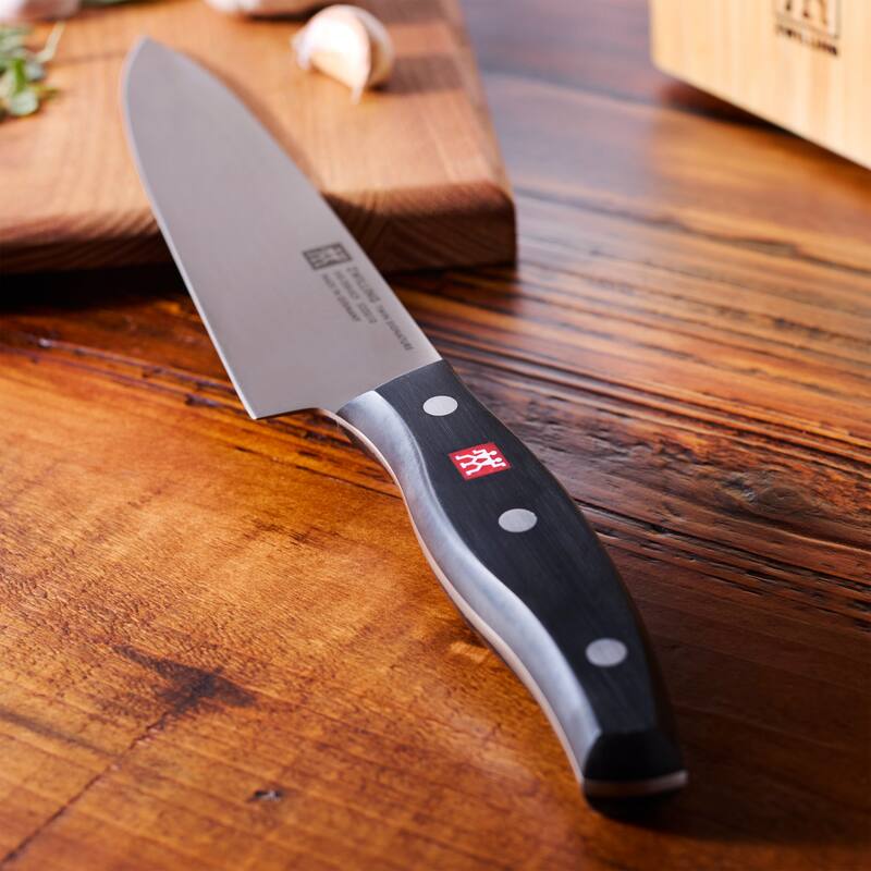 ZWILLING Twin Signature 19-pc German Knife block set, Made in Company-Owned German Factory, Special Formula Steel - Black