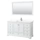 Option White / White Quartz Top / Polished Chrome
