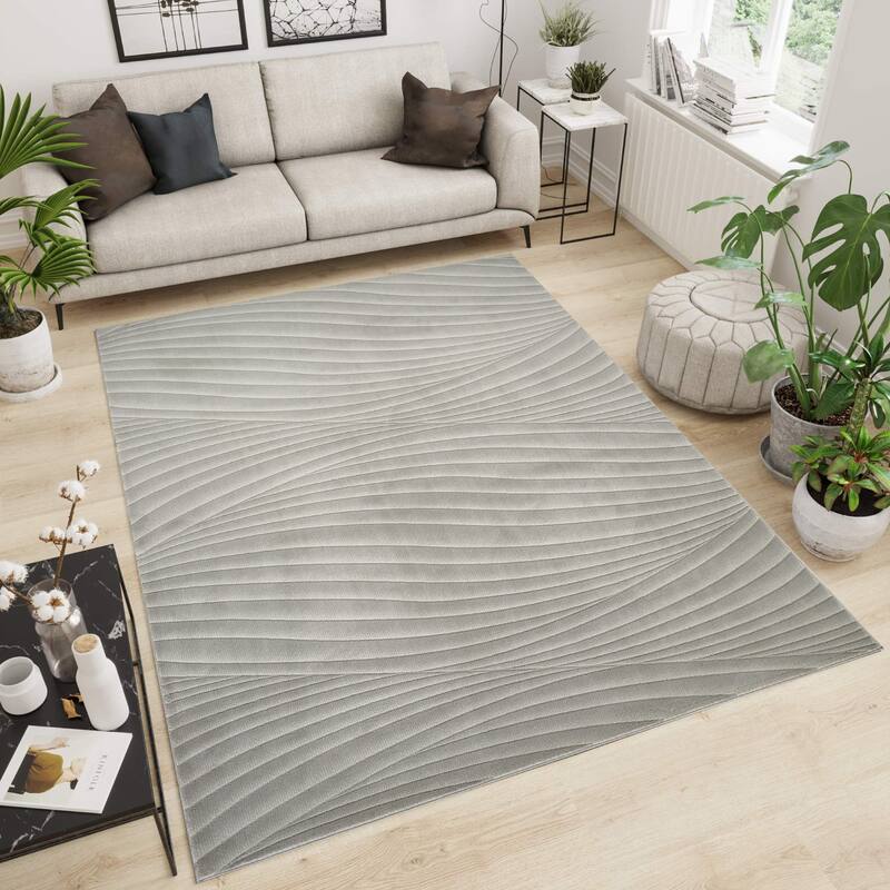 Omari Collection Abstract Traditional Area Rug
