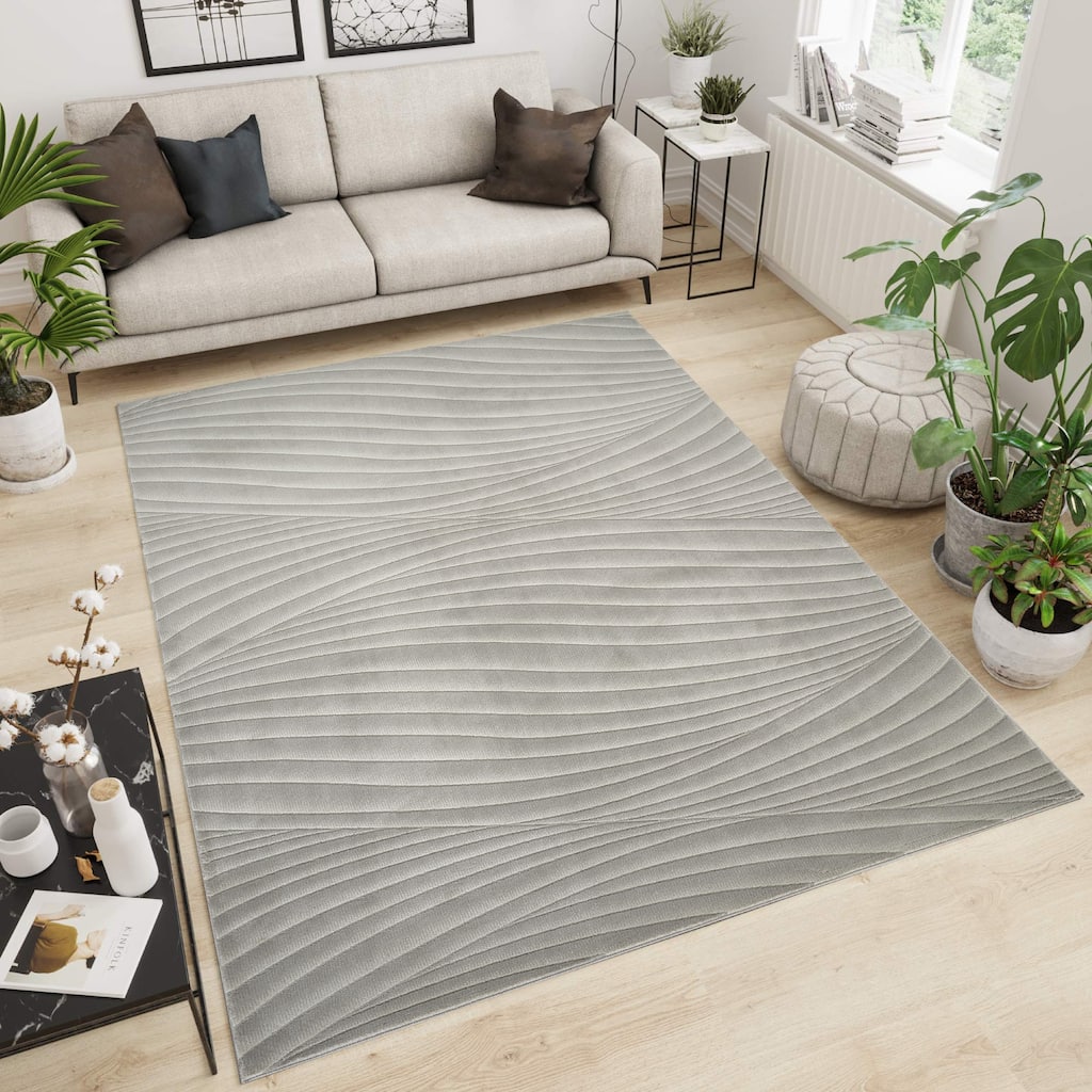 Omari Collection Abstract Traditional Area Rug