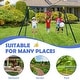 preview thumbnail 8 of 8, Gymax 440 lbs Swing Set 3-in-1 Kids Swing Stand w/ Swing Gym Rings