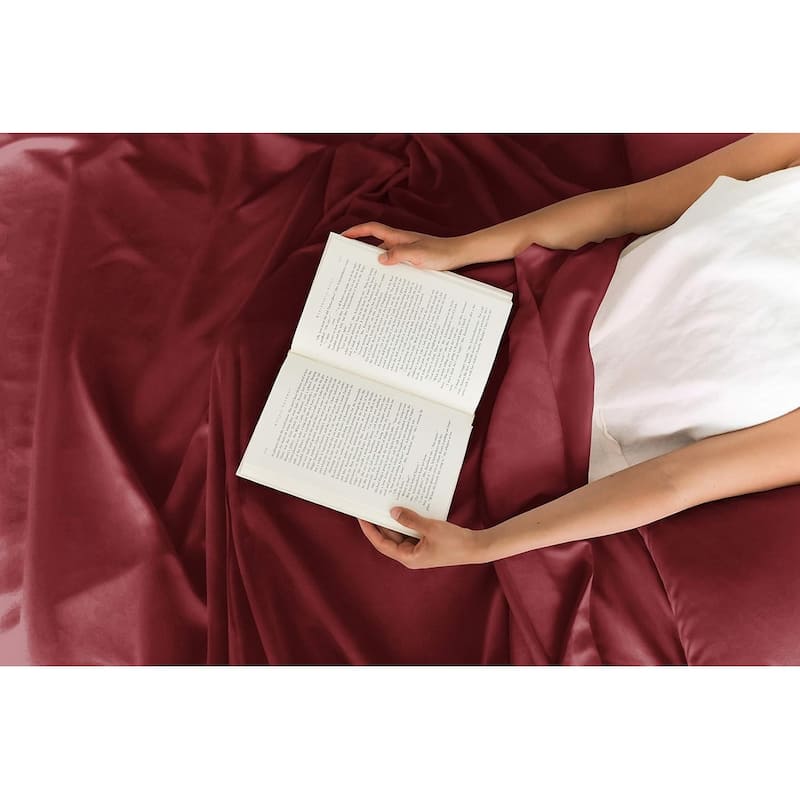 CGK Linens 4 Piece 100% Cotton 400 Thread Count Soft & Comfy Bed Sheet Set