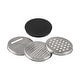 preview thumbnail 5 of 10, Ruvati Wood Platform with Mixing Bowl and Colander (complete set) for Workstation Sinks - - Silver