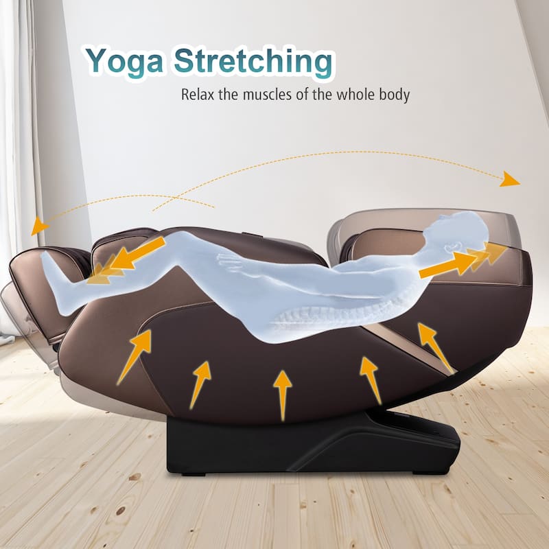 Relaxe Zero Gravity Shiatsu Massage Chair with Heating (SL-Track)