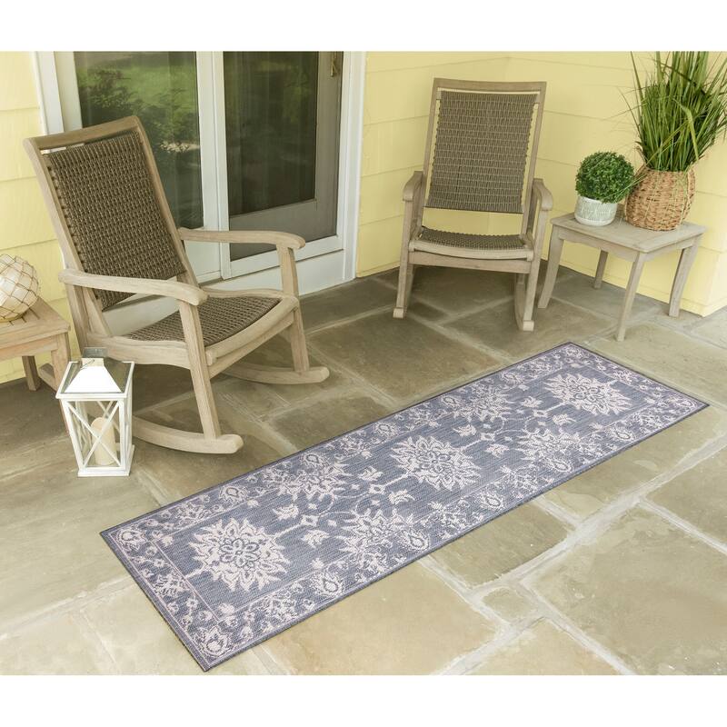 Liora Manne Malibu Kashan Indoor/Outdoor Rug