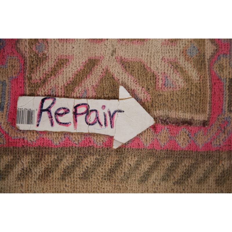 Tribal Meshkin Persian Vintage Runner Rug Handmade Wool Carpet - 3'8" x 10'9"
