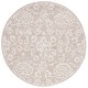 preview thumbnail 28 of 29, SAFAVIEH Handmade Glamour Shireen Wool/ Viscose Rug 6' Round - Beige/Ivory - Round