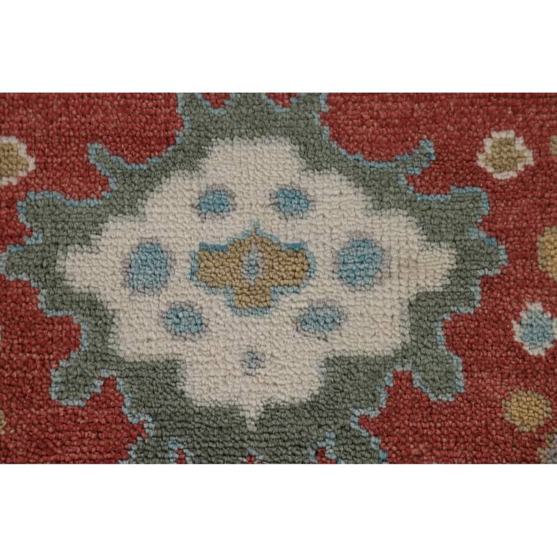 Gray Transitional Oushak Oriental Area Rug Handmade Wool Carpet - 9'0"x 11'11"