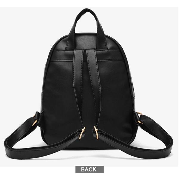 Shop Women S Simple Design Fashion Quilted Casual Backpack Leather