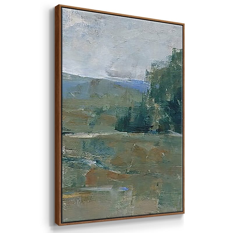 Riverbank Impression I - Multi Piece Framed Canvas