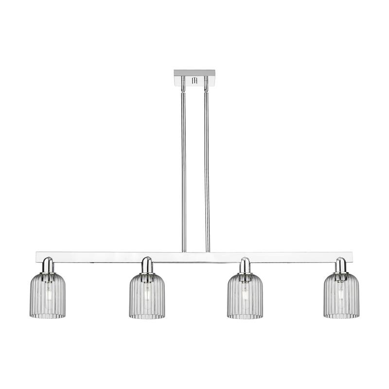 Innovations Lighting Downtown Urban - Bridal Veil - 4 Light 48" Stem Hung Island Light