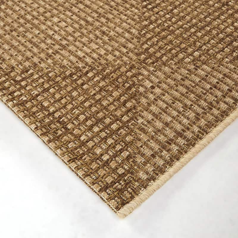 Bisset Checkered Textured Indoor/Outdoor Area Rug