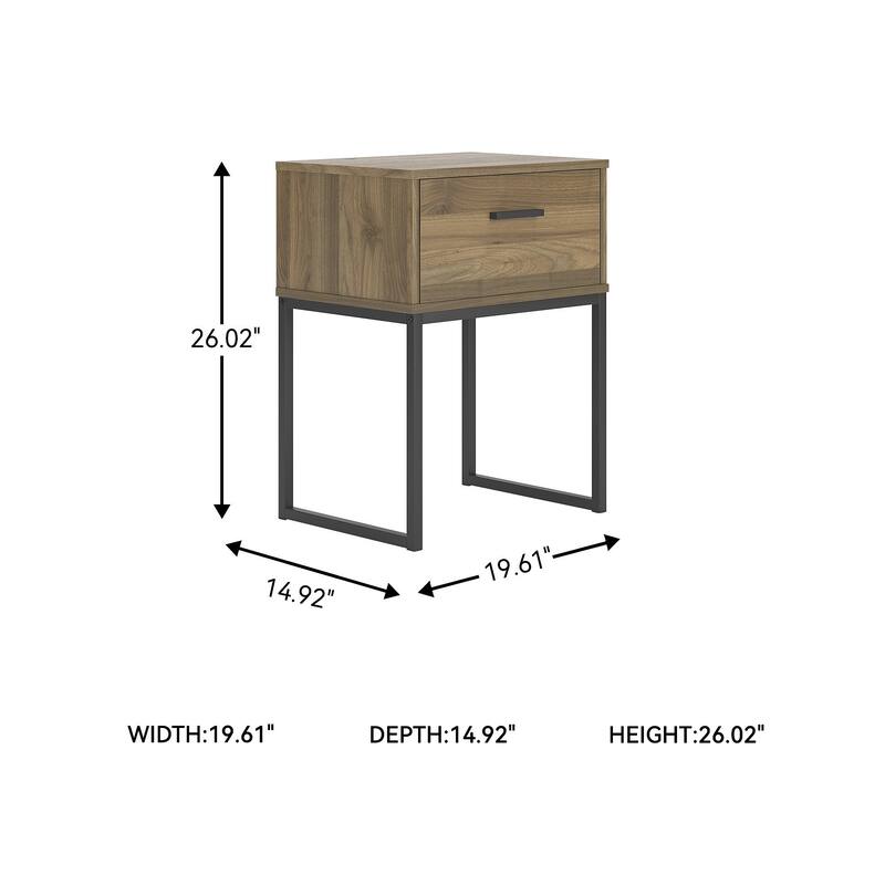 Signature Design by Ashley Deanlow Brown Platform Panel Bed