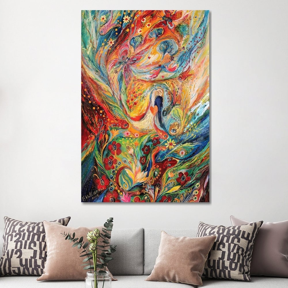 iCanvas "The Angels On Wedding Triptych. Middle Panel" by Elena Kotliarker Canvas Print