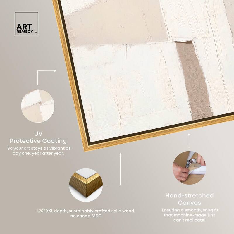 Plastered Planes I Canvas by Art Remedy