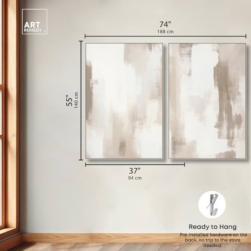 Winter Mist II Canvas Set of 2 by Art Remedy