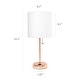 preview thumbnail 33 of 99, Porch & Den Custer Metal/ Fabric Lamp with Charging Outlet
