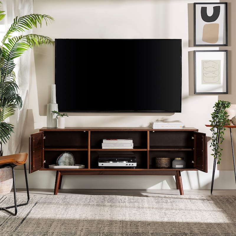 Middlebrook 58-inch Mid-Century Solid Wood TV Stand