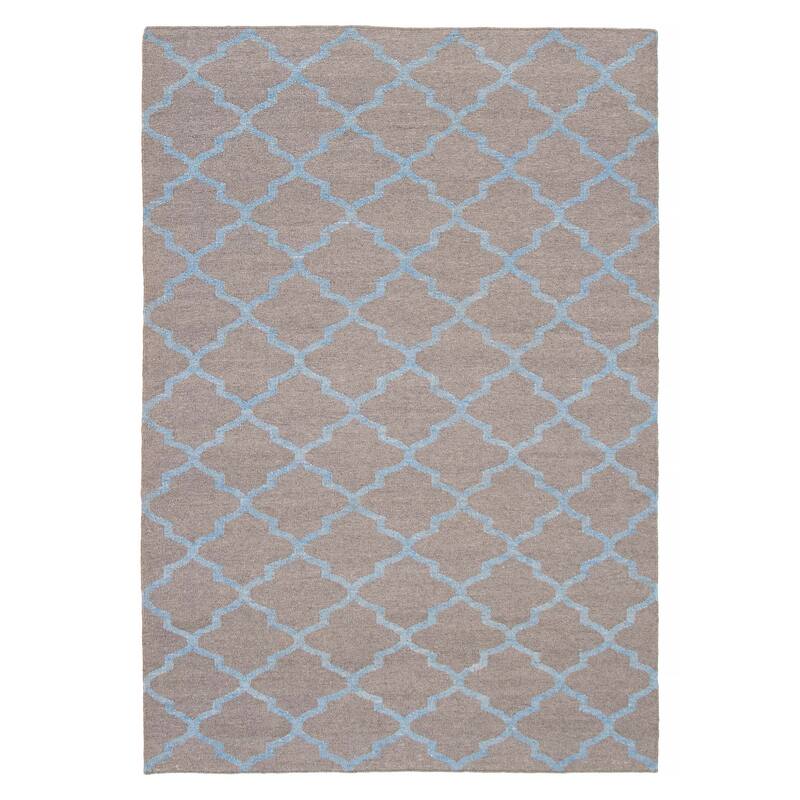 Ankara FW Grey Kilim 5'4" x 7'10" - 5'4 x 7'10 - Grey - 5'4 x 7'10