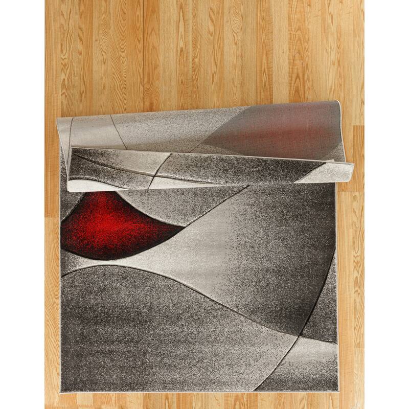 Orelsi Collection Abstract Area Rug