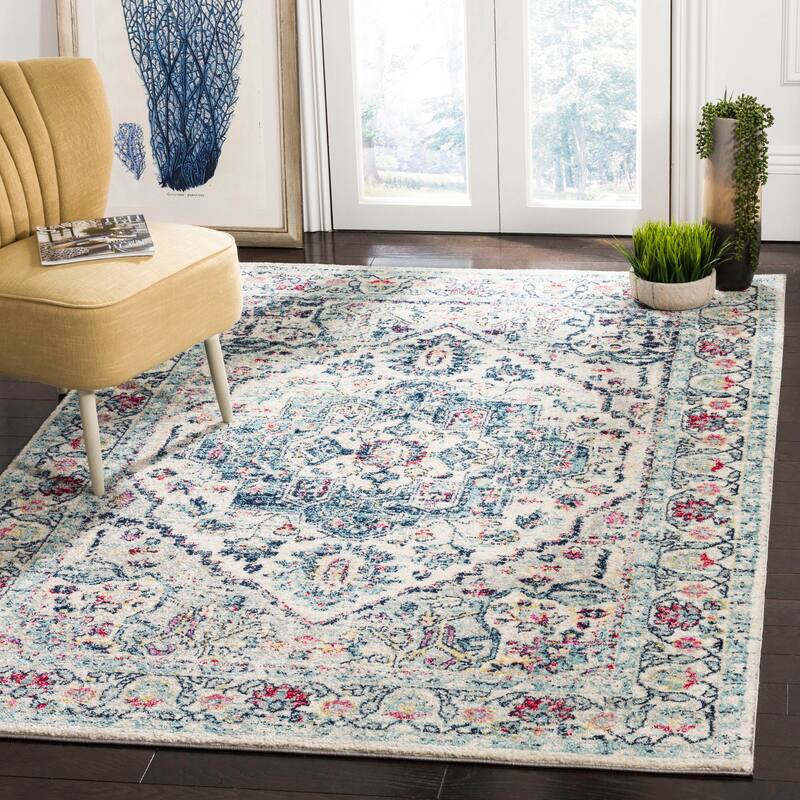 SAFAVIEH Madison Marlene Vintage Boho Oriental Medallion Rug