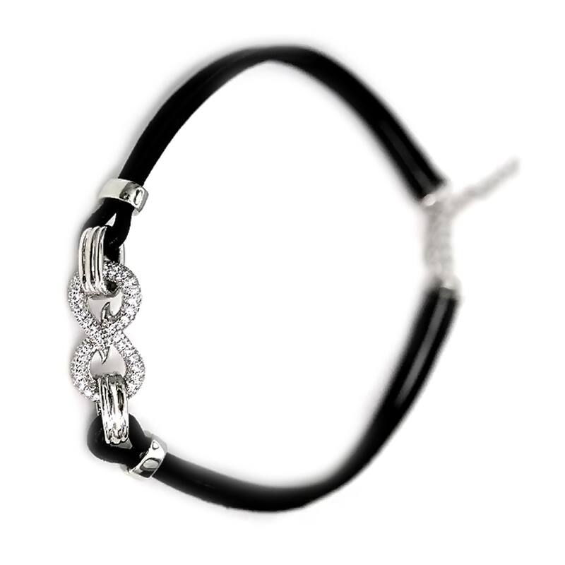 925 Sterling Silver White Cz Bracelet