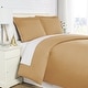 preview thumbnail 6 of 118, Vilano Comfort Premium Ultra-soft 3-piece Duvet Cover Set Warm Sand - 2 Piece - Twin