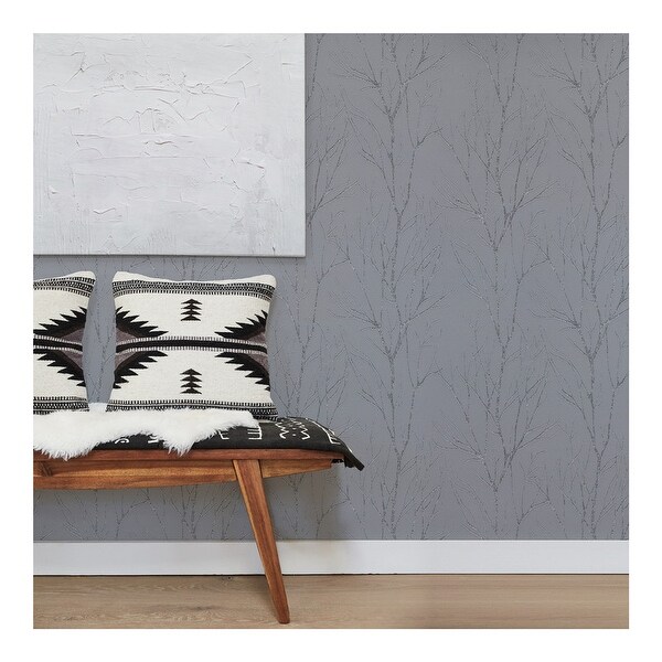 Rasch Metallic Textile Linen Woven Fabric Wallpaper Pewter Grey 283562
