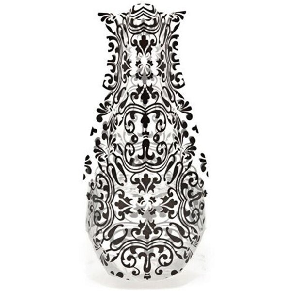 Modgy 66132x2 Myvaz Expandable Flower Vase ChiChi Black-Pack of 2