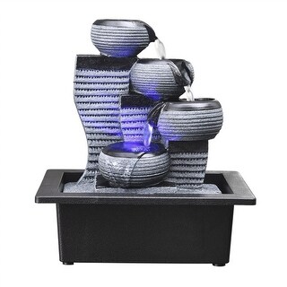 Tabletop Fountain Stacking Creative Modeling Indoor Running Water ...