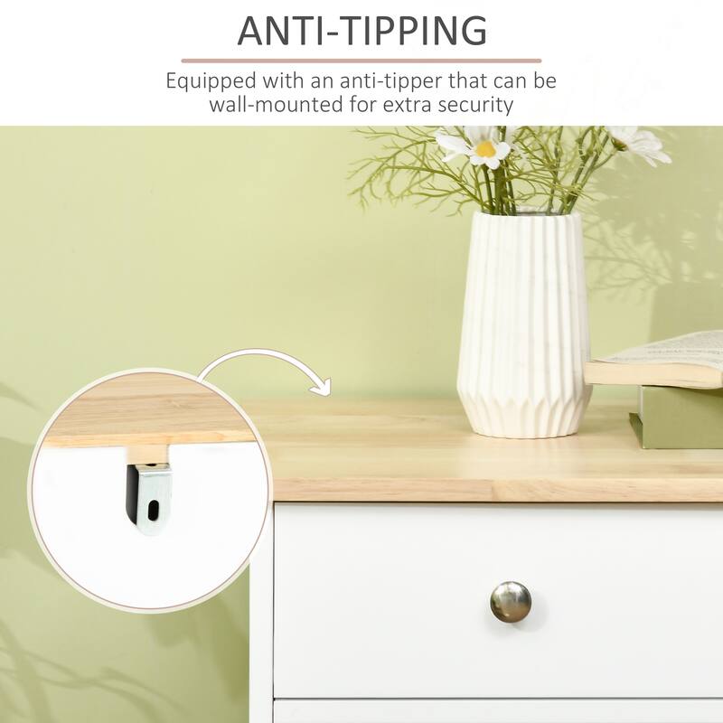 Sideboard Kitchen Storage Cabinet with 3 Drawers