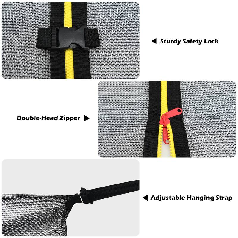 Costway 15FT Trampoline Replacement Safety Enclosure Net - See Details