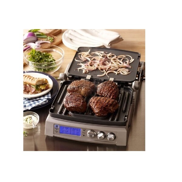 difference between cuisinart griddler deluxe and elite
