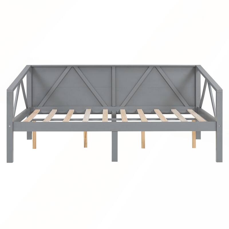Full size Elegant MultiFunctional Daybed with Sturdy Storage Space