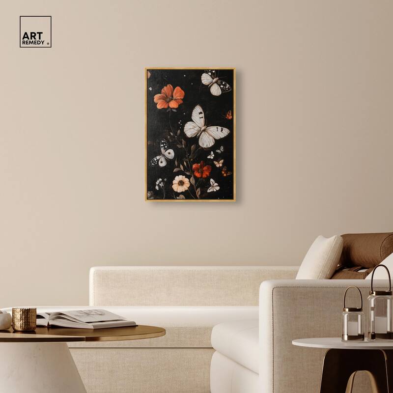 Butterfly Wing Patterns Canvas by Art Remedy