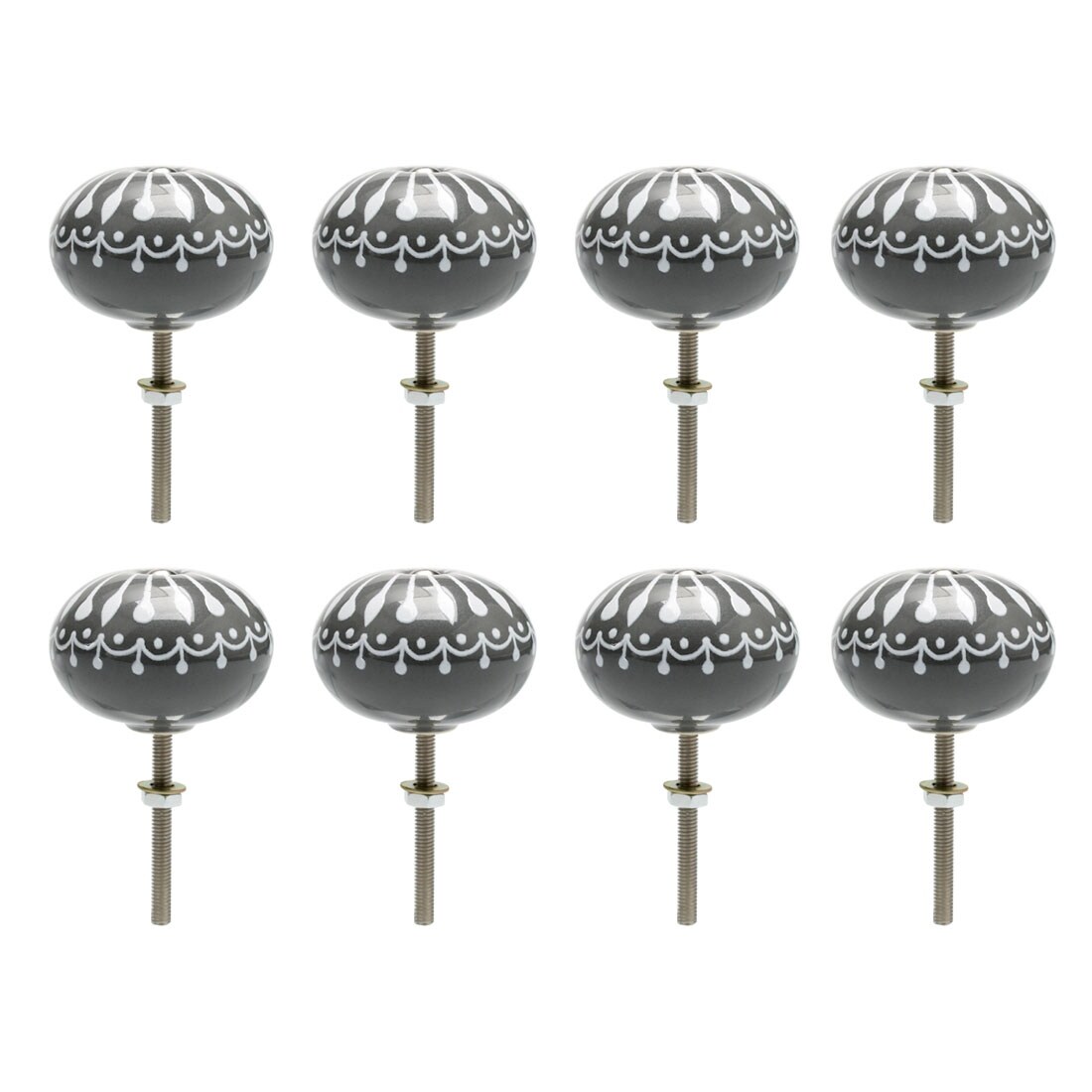 Shop 8pcs Ceramic Knobs Vintage Knob Drawer Pull Handle Furniture