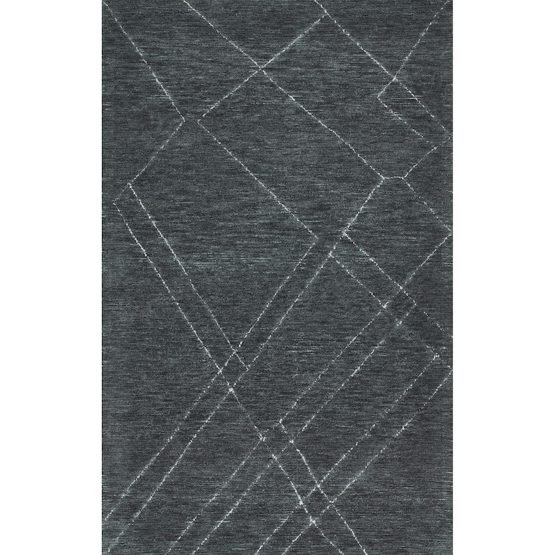 Momeni Everett Geometric Hand Tufted Wool Area Rug
