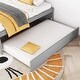 preview thumbnail 31 of 36, 3-Pieces Kids Bedroom Sets Full Bed Frame,1 Nightstand,Storage Box