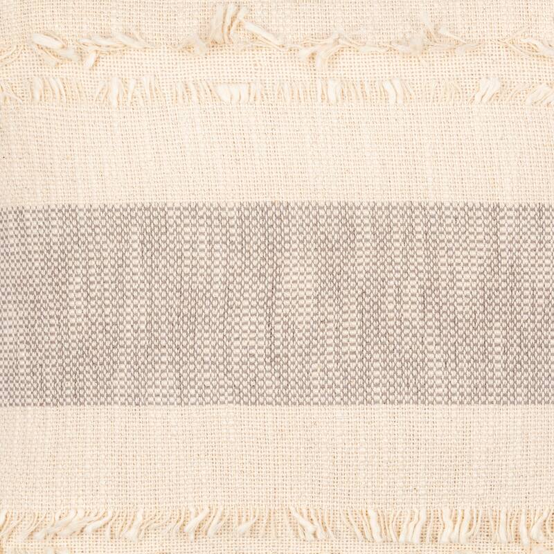 Roberta Striped Farmhouse Throw Pillow