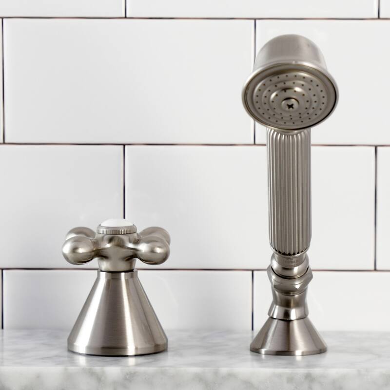 Kingston Brass Deck Mount Hand Shower with Diverter for Roman Tub