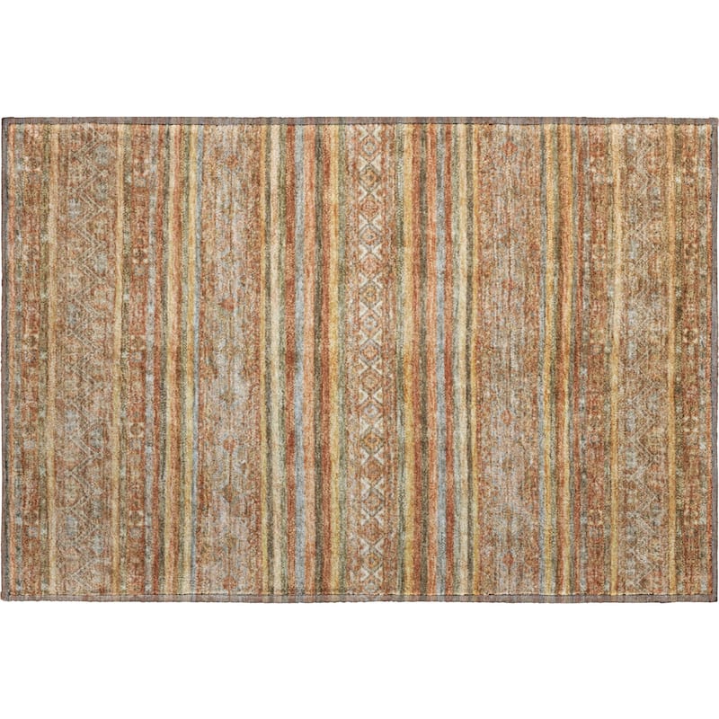 Premium Washable Super Soft Boho Stripes Mayfield Rug