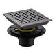 preview thumbnail 4 of 22, Luxier FD01 6 in. x 6 in. Stainless Steel Square Shower Floor Drain
