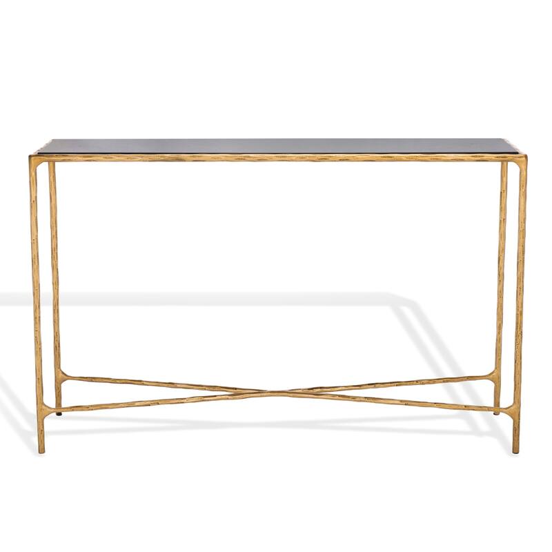 SAFAVIEH Couture Dorotea Forged Metal Rectangle Console Table - 48" W x 12" L x 30" H - 48"W x 12"D x 30"H