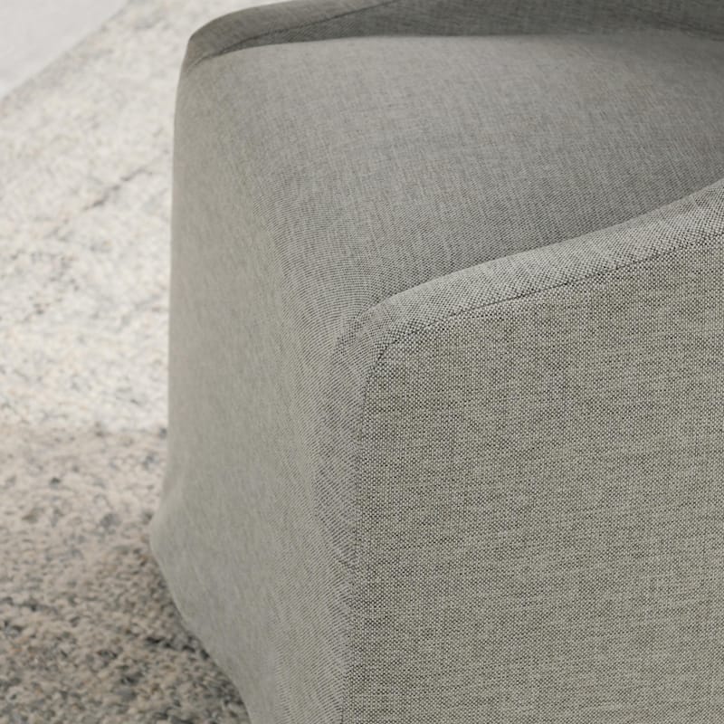 Classic Home Warwick Upholstered Rolling Dining Chair