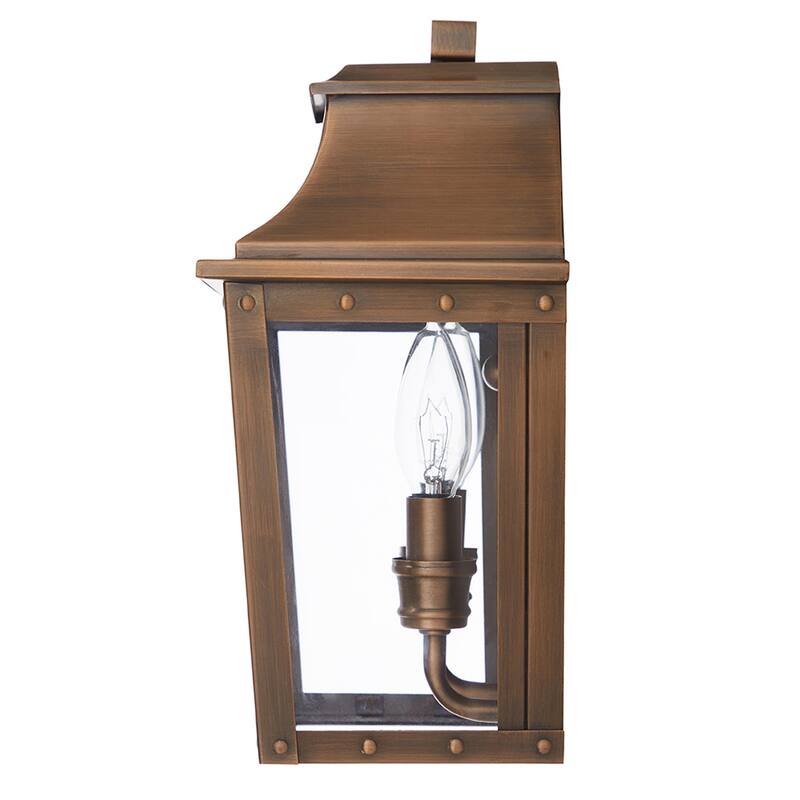 Coventry 2-light Copper Patina Outdoor Wall Mount