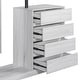 preview thumbnail 22 of 33, Modern Wardrobe Closet with Drawers Shelves and Cabinets Storage Organizer - 55.30"L