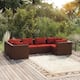 Option Brown/Cinnamon red 10 x Back pillow